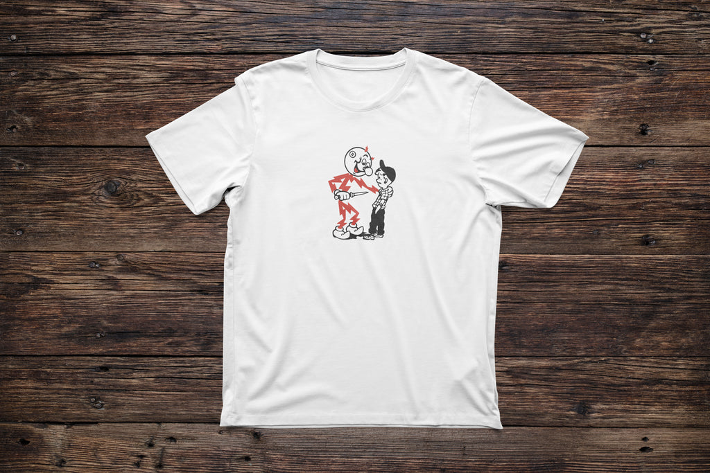 Reddy Kilowatt Retro T-Shirt – Comfortable DTG Printing Tee